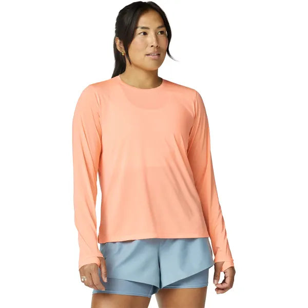 Brooks Dash Long Sleeve W Cyber Peach