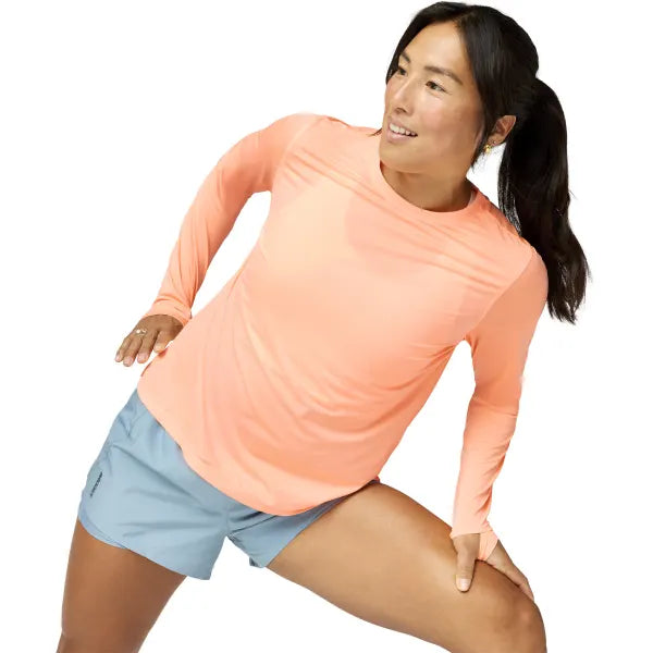 Brooks Dash Long Sleeve W Cyber Peach