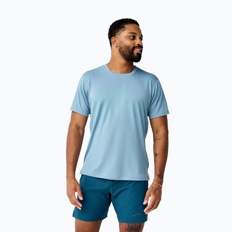 Brooks Dash Cooling Short Sleeve M Blue Haze