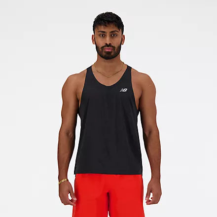 NB Athletics Singlet M Black