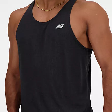 NB Athletics Singlet M Black