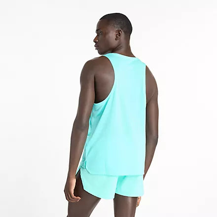 NB Athletics Singlet M Cyber Jade