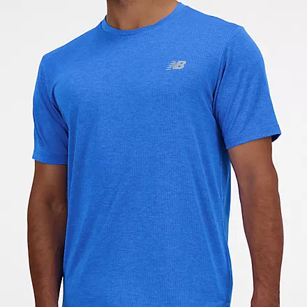 NB Athletics T-shirt M Blue Oasis Heather