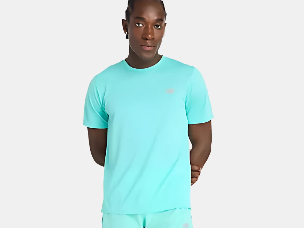 NB Athletics T-shirt M Cyber Jade