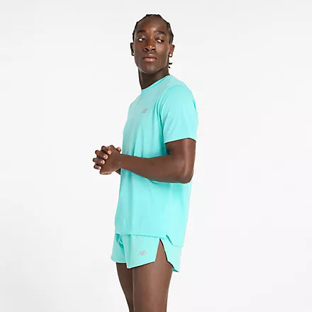 NB Athletics T-shirt M Cyber Jade