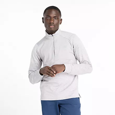 NB Athletics Heat Grid 1/2 Zip Top Athletic Grey