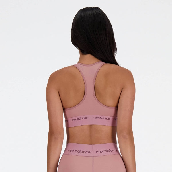 NB Sleek Medium Support Sports Bra W Rose