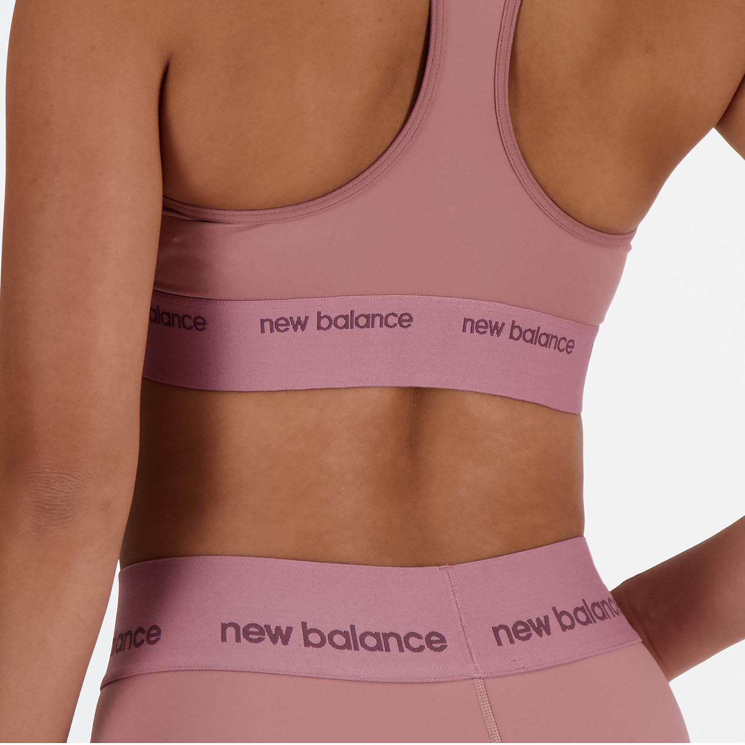 NB Sleek Medium Support Sports Bra W Rose