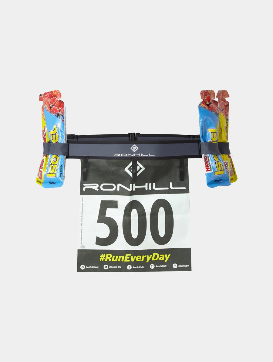 Ronhill Race Number Belt Charcoal