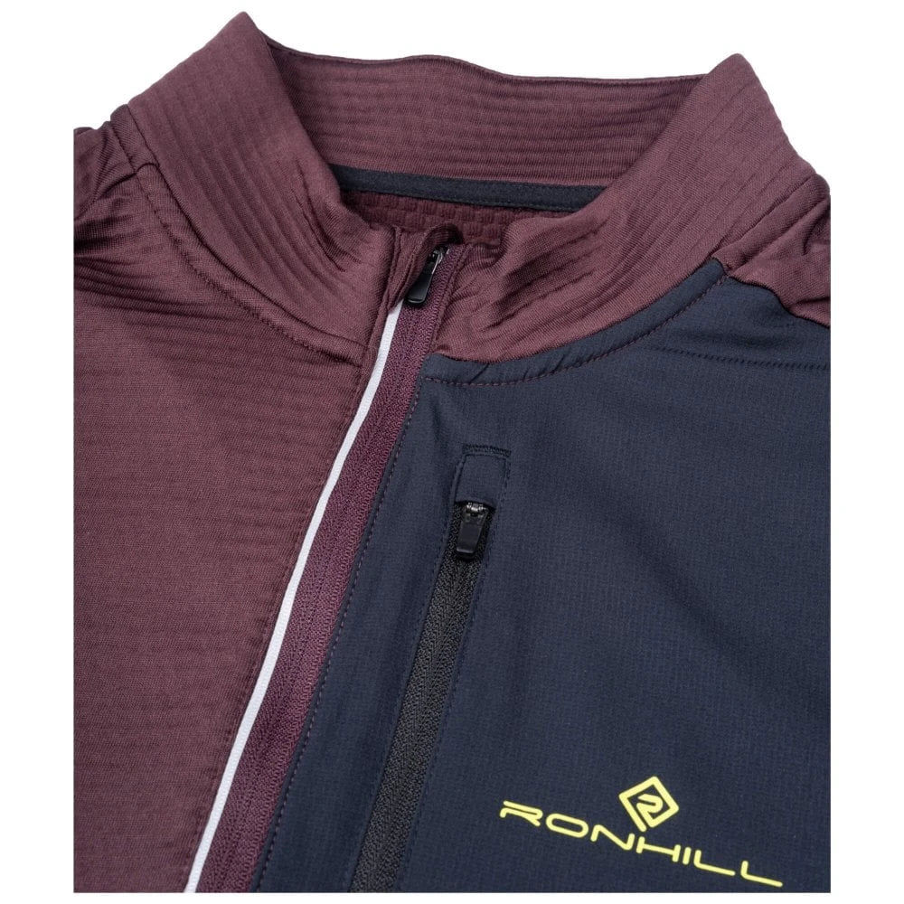 Ronhill Tech Winter 1/2 Zip Men's Espresso/Black