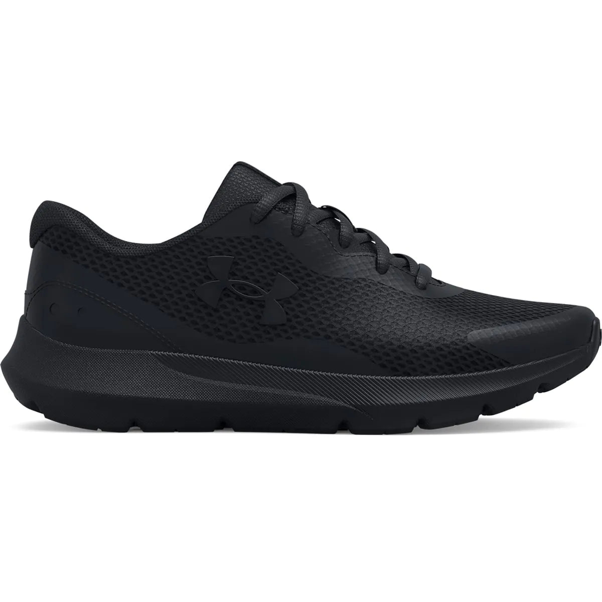 UA Surge 3 Runner Kids All Black