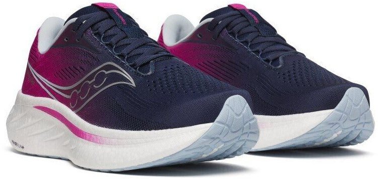 Saucony Ride 18 W Navy/Fuchsia