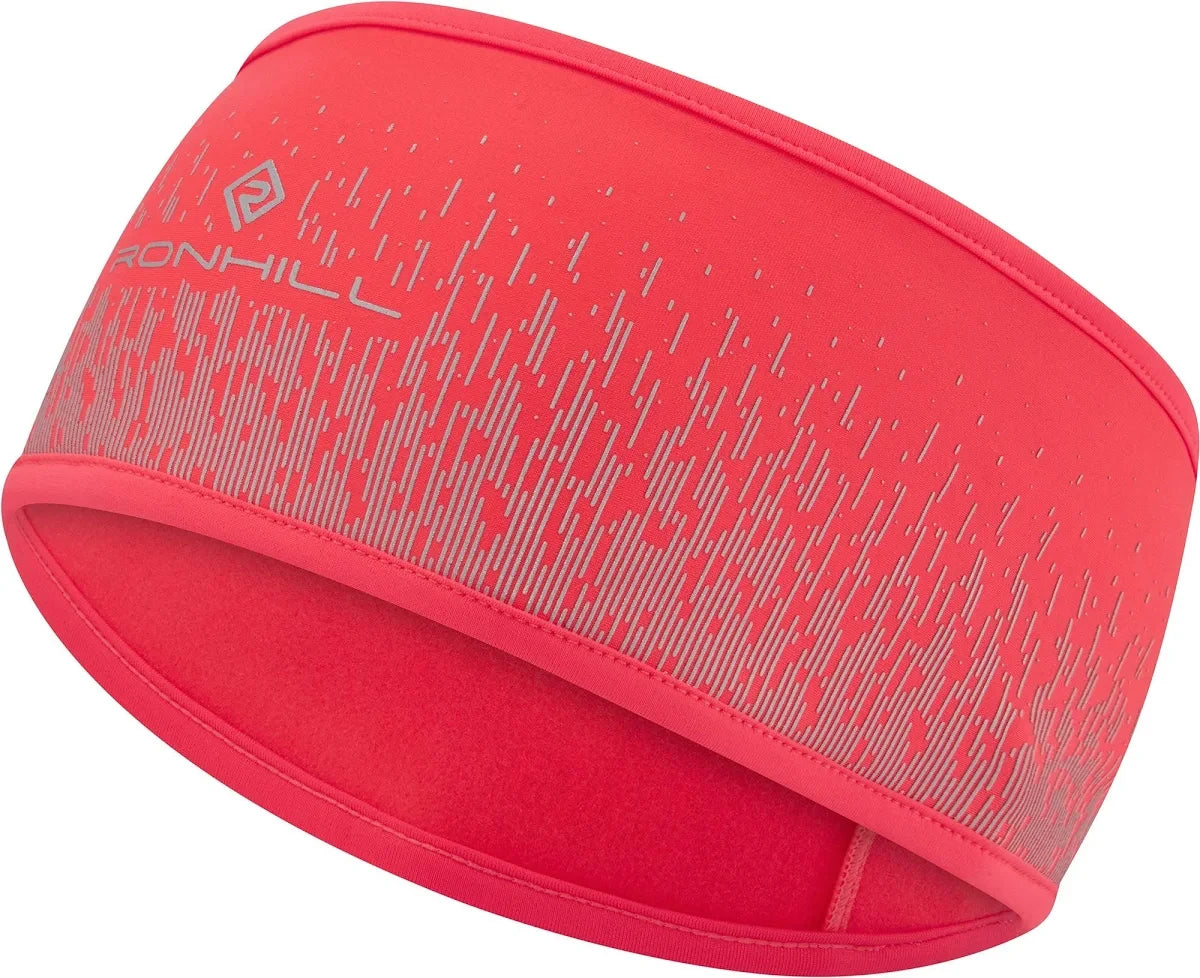 Ronhill Reflect Headband Hot Coral/Reflect