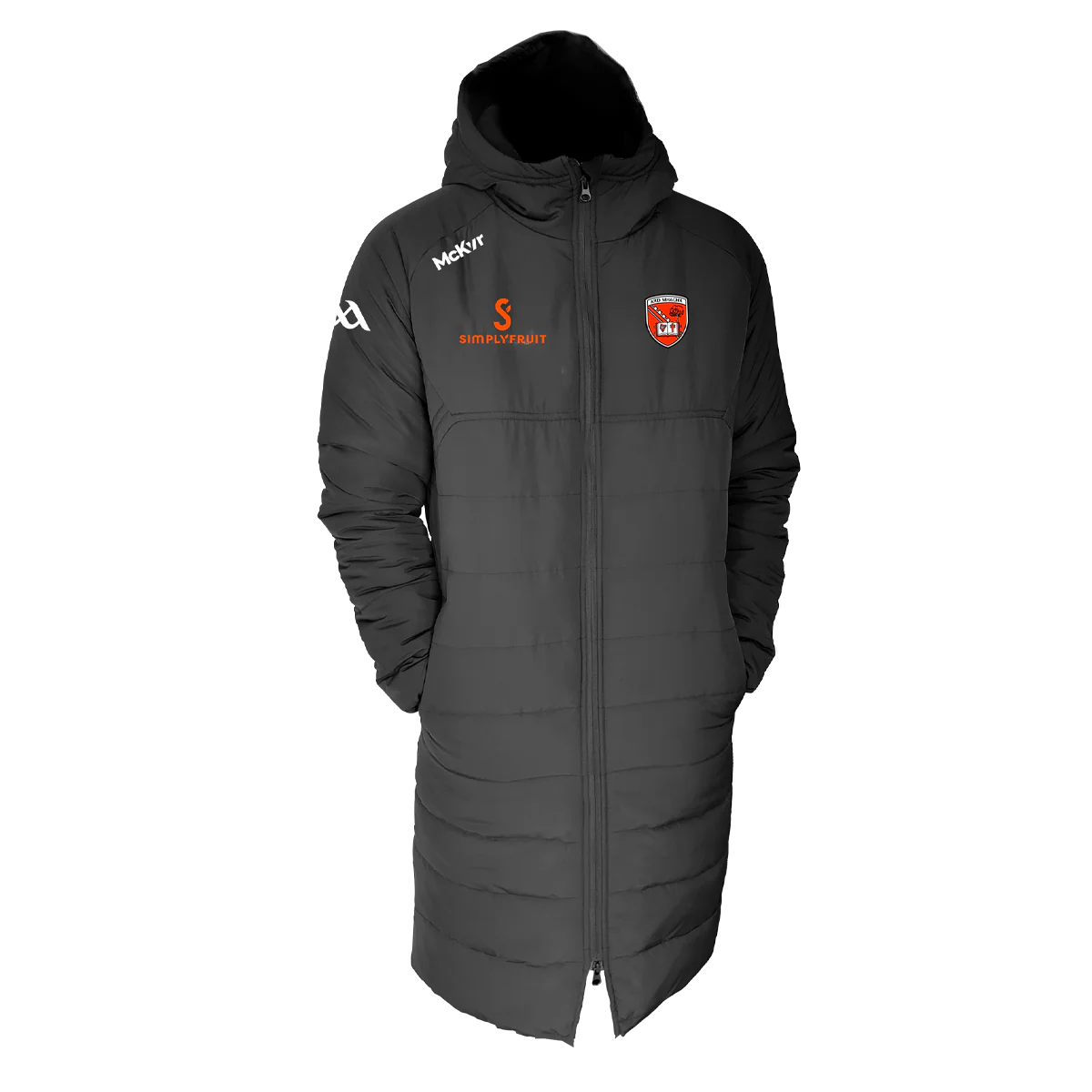 Armagh GAA Official Core Pro Sideline Coat K Black