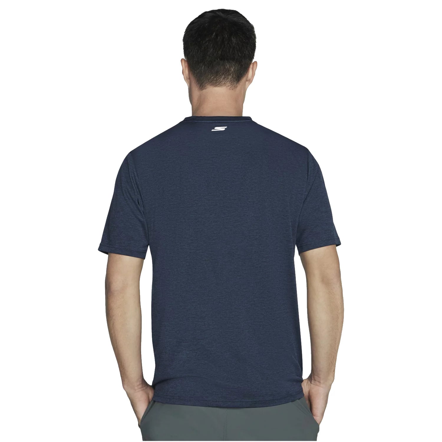 Skechers Go Dri Charge SS T-Shirt M Navy