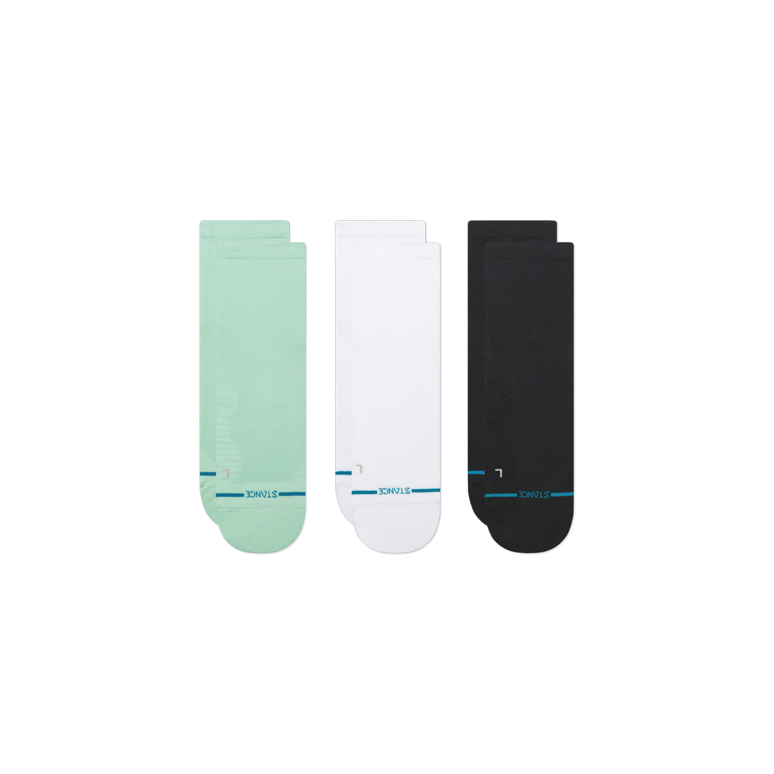 Stance Run Light Qtr 3pk Sock