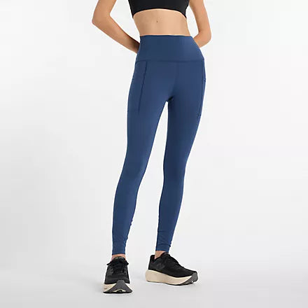 NB Sleek High Rise Sport Legging 25" W Navy