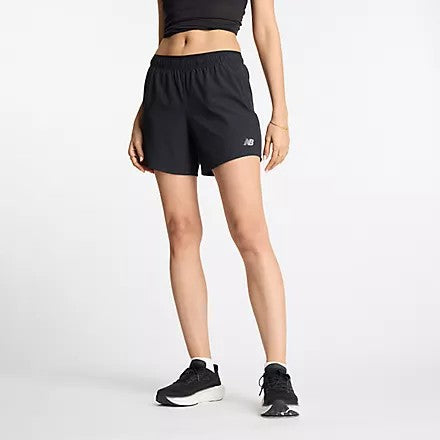 NB RC 5" Race Short W Black